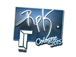 Klistermærke | RpK (Folie) | Cologne 2015