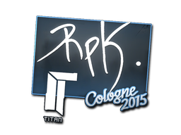 Klistermærke | RpK | Cologne 2015