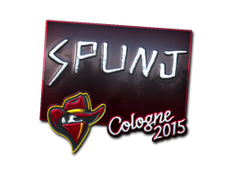 Sticker | SPUNJ (Foil) | Cologne 2015