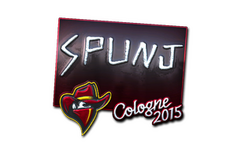 Sticker | SPUNJ (Foil) | Cologne 2015