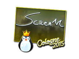 Sticker | ScreaM (Foil) | Cologne 2015