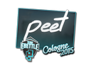 Sticker | peet | Cologne 2015