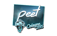 Sticker | peet (Foil) | Cologne 2015