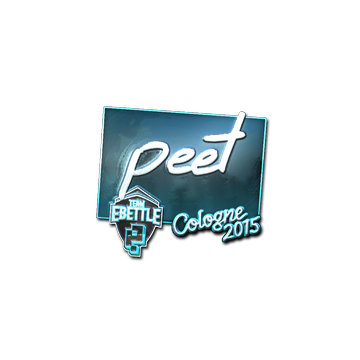 Sticker | peet (Foil) | Cologne 2015 image 360x360