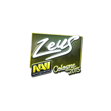 Sticker | Zeus (Foil) | Cologne 2015 image 360x360