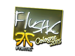 Klistermärke | flusha (Foil) | Cologne 2015