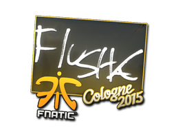 Klistermärke | flusha | Cologne 2015