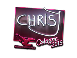 Sticker | chrisJ (Foil) | Cologne 2015