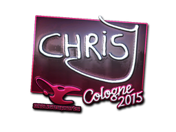 Klistermærke | chrisJ (Folie) | Cologne 2015