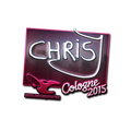 Sticker | chrisJ (Foil) | Cologne 2015 image 120x120