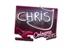 Sticker | chrisJ (Foil) | Cologne 2015