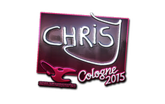 Sticker | chrisJ (Foil) | Cologne 2015