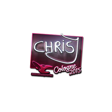 Sticker | chrisJ (Foil) | Cologne 2015 image 360x360