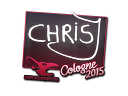 Klistermærke | chrisJ | Cologne 2015