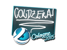 Sticker | coldzera | Cologne 2015