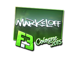 Klistermærke | markeloff (Folie) | Cologne 2015