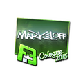 Sticker | markeloff (Foil) | Cologne 2015 image 120x120