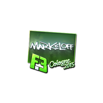 Sticker | markeloff (Foil) | Cologne 2015 image 360x360