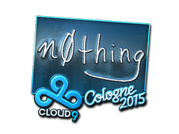 Стикер | n0thing (ламиниран) | Cologne 2015