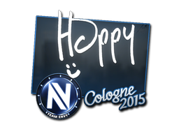 Klistermärke | Happy | Cologne 2015