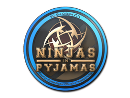 Наклейка | Ninjas in Pyjamas | Кёльн 2014
