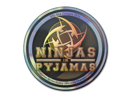 สติกเกอร์ | Ninjas in Pyjamas (โฮโล) | Cologne 2014