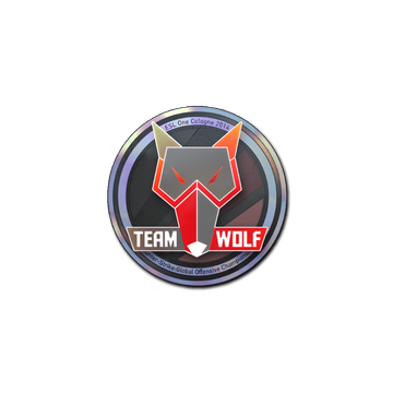 Sticker | MTS GameGod Wolf (Holo) | Cologne 2014 image 360x360