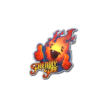 Sticker | Friendly Fire image 360x360