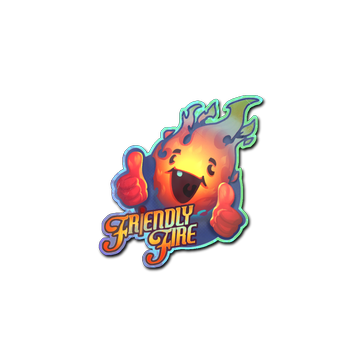 Sticker | Friendly Fire (Holo) image 360x360