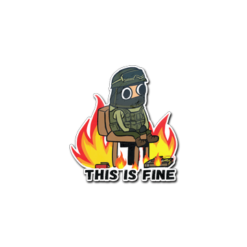 Sticker | This Is Fine (CT) image 360x360