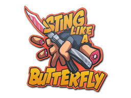 Abțibild | Sting Like A Butterfly