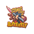Sticker | Sting Like A Butterfly image 120x120