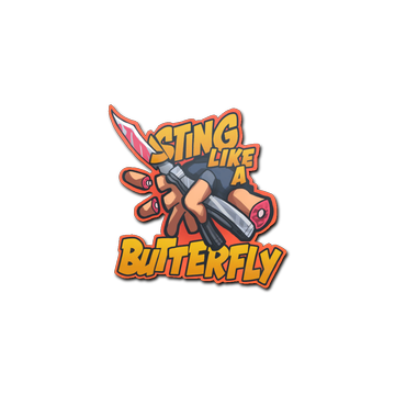 Sticker | Sting Like A Butterfly image 360x360