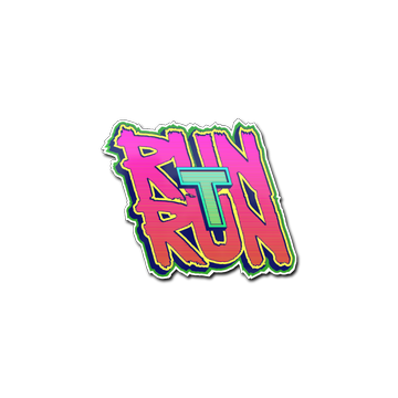 Sticker | Run T, Run image 360x360