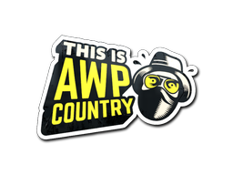 Pegatina | País del AWP