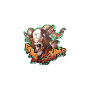 Sticker | Baaa-ckstabber! image 360x360