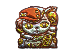 Sticker | Lucky Cat (Glimmend)