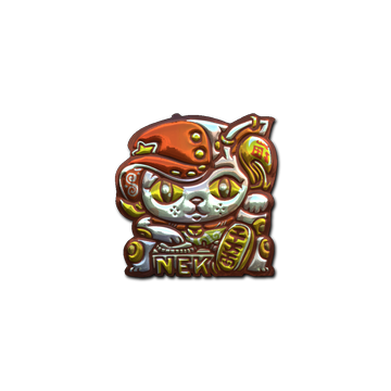 Sticker | Lucky Cat (Foil) image 360x360