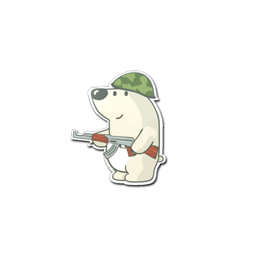 Sticker | Nelu the Bear image 360x360