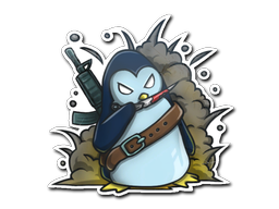 Klistermærke | War Penguin