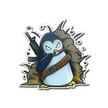 Sticker | War Penguin image 120x120