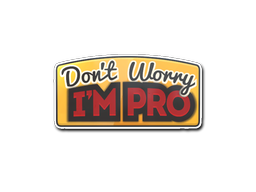 ステッカー | Don't Worry, I'm Pro