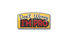 Sticker | Don't Worry, I'm Pro