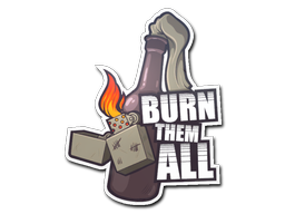 Klistremerke | Burn Them All