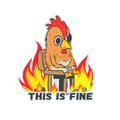 Sticker | This Is Fine (Chicken) image 120x120