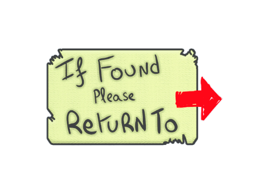 Sticker | Please Return To