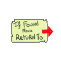 Sticker | Please Return To image 120x120