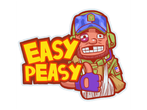 Sticker | Easy Peasy