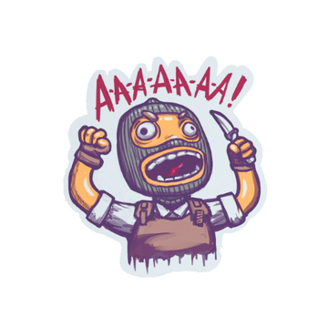 Sticker | Angry T image 360x360