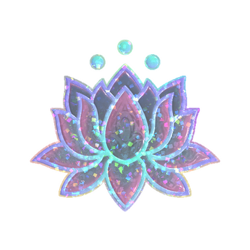 Sticker | Lotus (Glitter) image 360x360